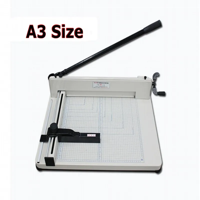 

A3 Size Manual Stack Paper Cutter Guillotine 40mm Thickness + 3 Blade Sticks