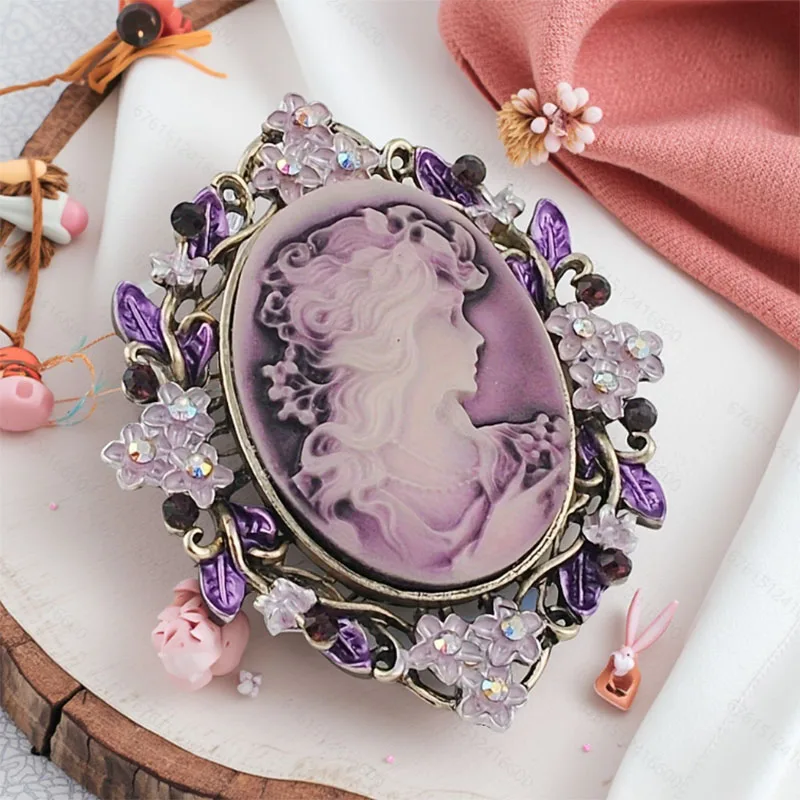 お花グログランリボン❤チュニック❤カメリアブローチつき バラのリボンブローチの編みものキット ピンク / Rose Ribbon Brooch