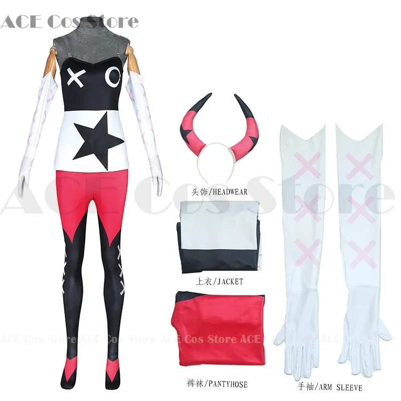 

25COSHelluva Verosika Mayday, пальто для косплея, костюм босса, униформа, костюм для женщин, демон, отель, Хэллоуин, карнавал, сексуальное аниме, косплей