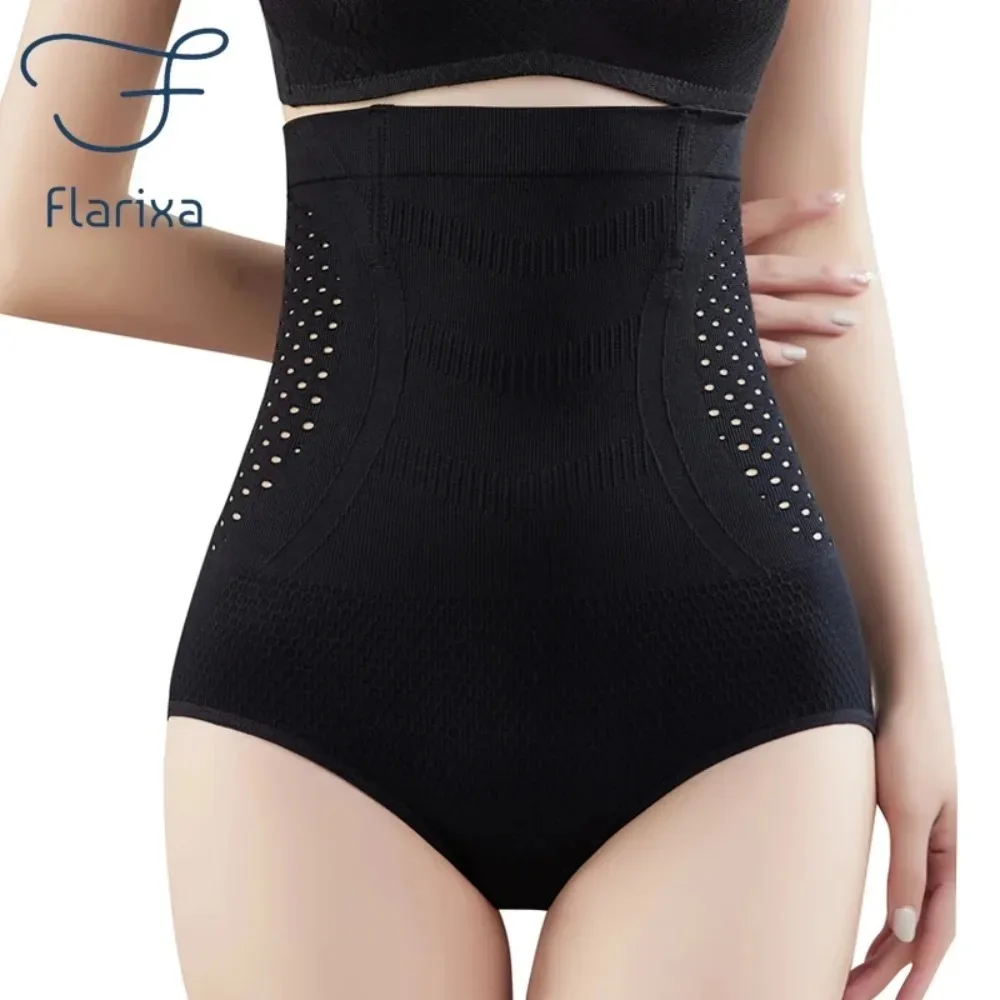 2026 High Waist Shaping Panties For Women Breathable Hollow Out Belly Tummy Control Brief Shapewear Body Shaper Underwear