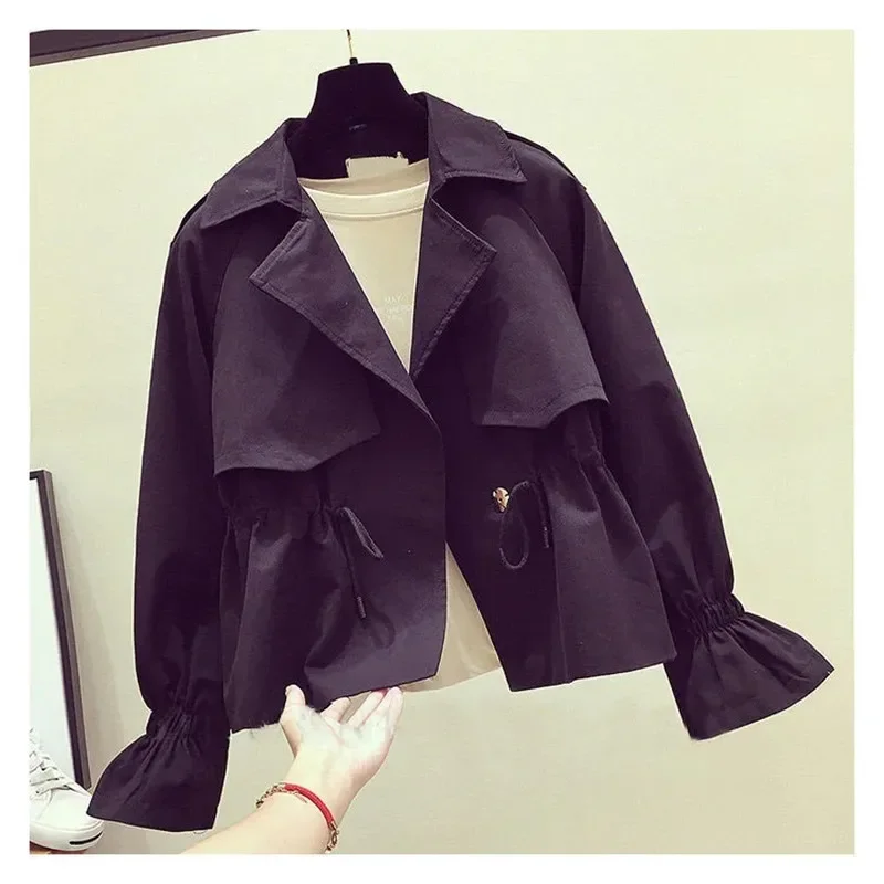 

GELITAYIN Women's Jacket 2024 New Spring Autumn Causal Windbreaker Famale Women Basic Coats Zipper Lightweight Jackets