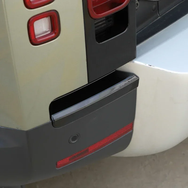 

For Land Rover Defender 90 110 130 2020-2025 ABS Black Car Rear Bumper Both Sides Tail Lights Decorative Sticker Car Accessories