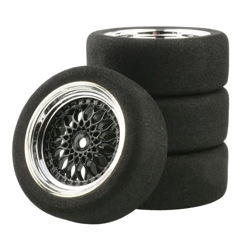 Neumático de esponja plano para correr, neumático RC de carreras profesionales ilimitado HSP94123 Sakura D4 Tiangong TT02, coche deportivo plano, 1/10