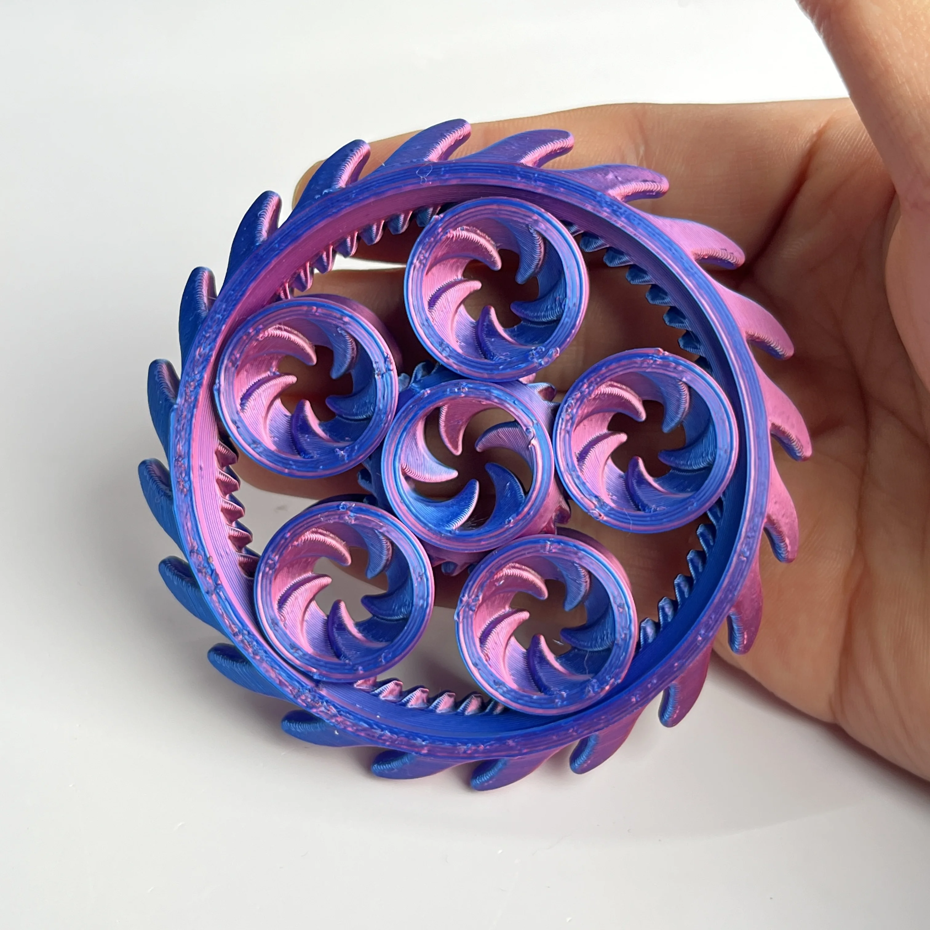 

Creative 3D Printed Vortex Spinner, Cool Stress Relief Fidget Toy