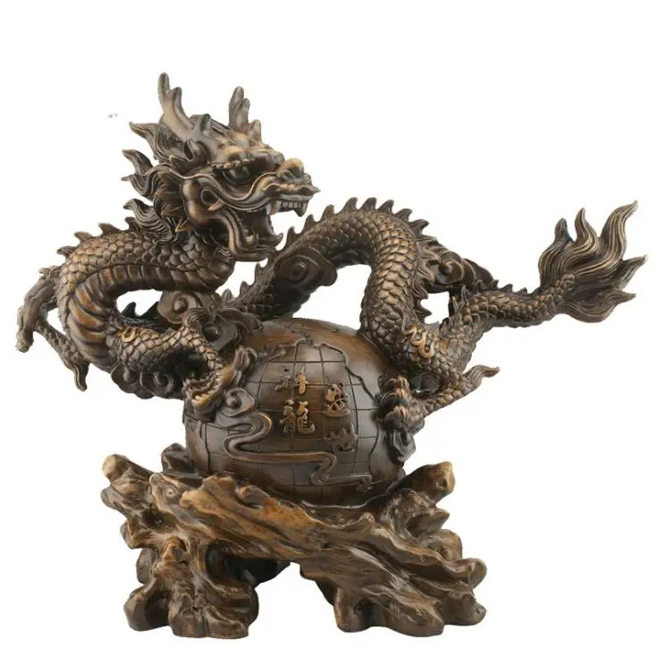 SALES HOME DECORATION ACCESSORIES THE SOURCE OF  DRAGON SPIRIT ANIMAL TOTEM DRAGON RESIN HANDICRAFT DECORATION HOME FURNISHING