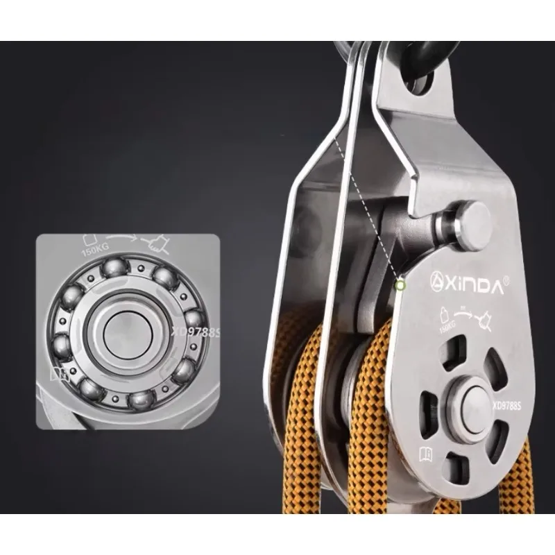 بكرة واحدة ذاتية القفل لعجلة الرياح والنار، مجموعة عجلات توفير العمالة قابلة للإصدار، نظام طاقة الرفع #1