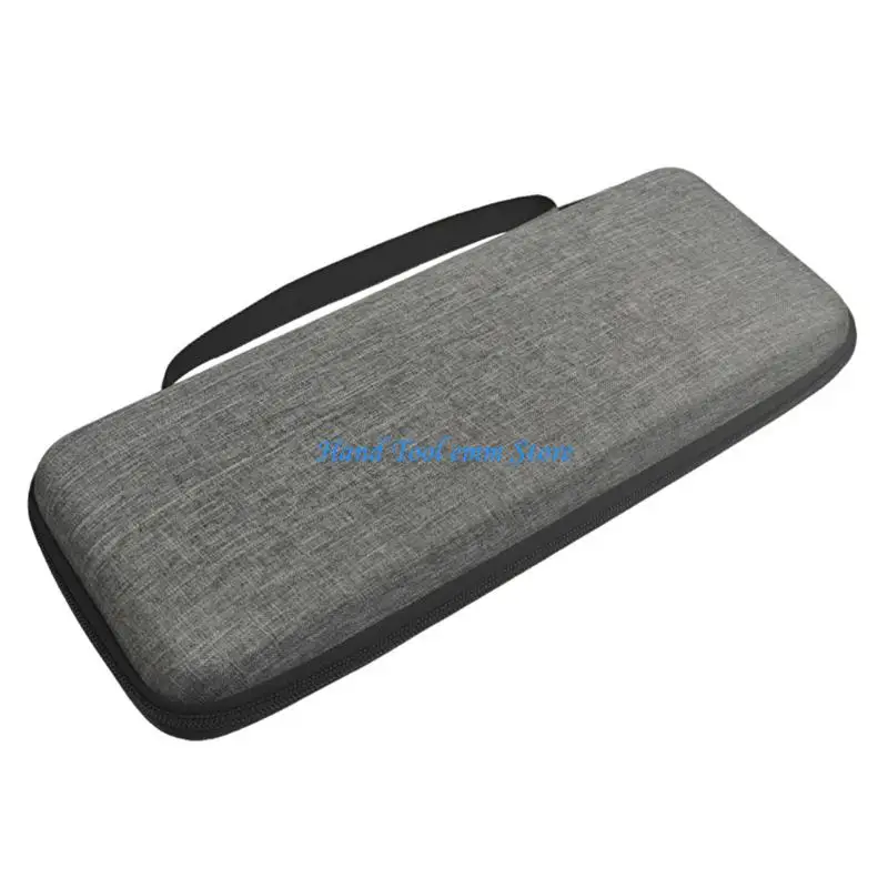 H37F Protective Hard Travel Case for 68-Key Keyboards Secure Storage Bag for Wireless and Corded Models Travel Holder