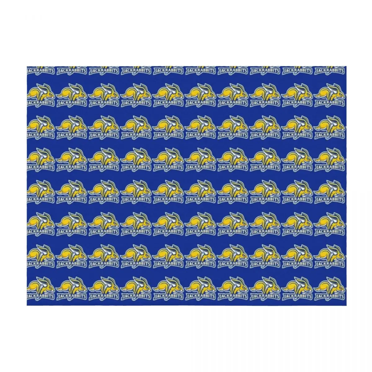 

South Dakota State Jackrabbits Throw Blanket Warm Large anime Bed Blankets