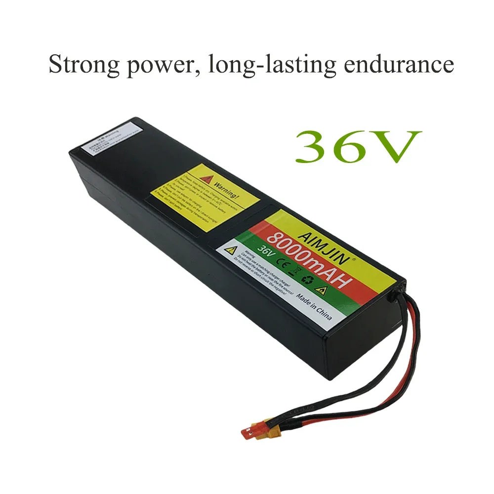 10S3P 36V 8000mAh Lithium battery pack for electric scooters, 18650 Strong Powerful power battery cell