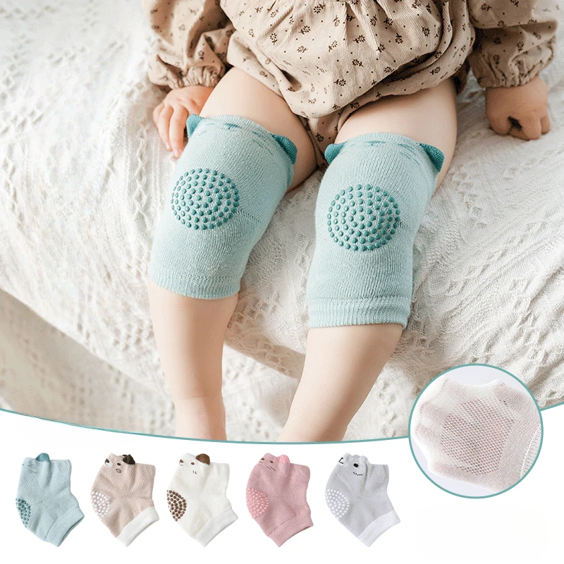 

Cute Baby Leg Warmer Girls Boys Non-slip Knee Pads Newborn Protector Crawling Elbow Cushion Kid Leging Knee Pads Kids