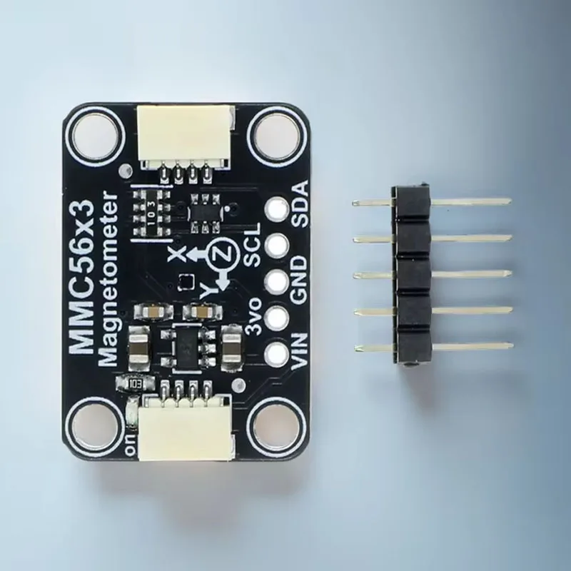 MMC5603 Triple-Axis Magnetometer Module, 20-Bit High Precision Digital Magnetometer Compatible with STEMMA QT / Qwiic I2C Sensor