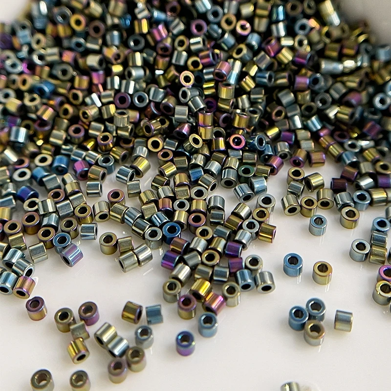 Neue DB-Perlen 1,3 x 1,6 mm, 1000 Stück, 11/0, metallische Bronzefarbe, japanische lose Glasperlen für Schmuckherstellung, DIY-Nähzubehör – Detail 11
