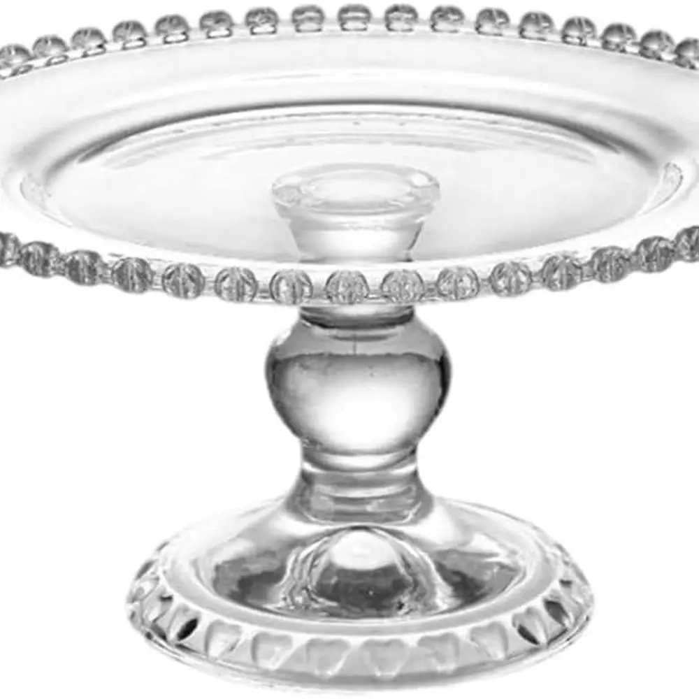 

Elegant 19.5 Crystal Glass Fruit Tray for Kitchen, Afternoon Tea, and Party Dessert Displays