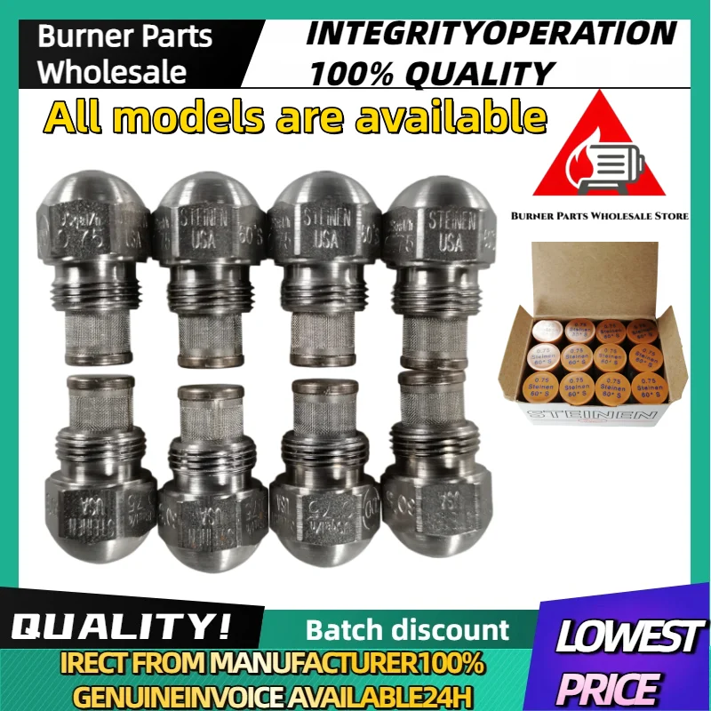 Stainless Steel Fuel Oil Nozzle Multiple Specification Diesel Spray Tip Oil Burner Boiler Replacement Spare Parts