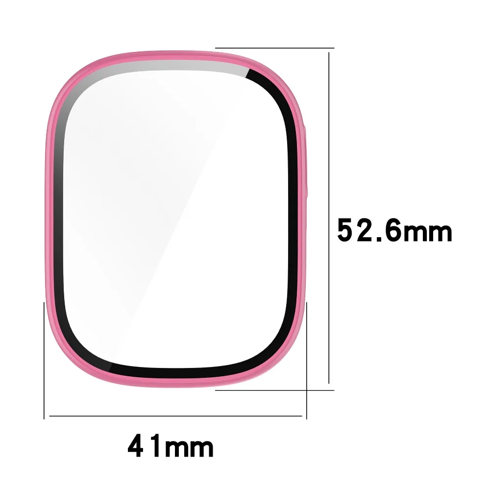 New PC+Tempered Protective Case Kids Smart Watch Screen Protector Accessories Full Cover Cover Shell for Xplora X6 Play