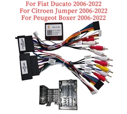 Car 16pin Wiring Harness Adapter Canbus Box For Fiat Ducato Radio Power Cable FP5-FT-002