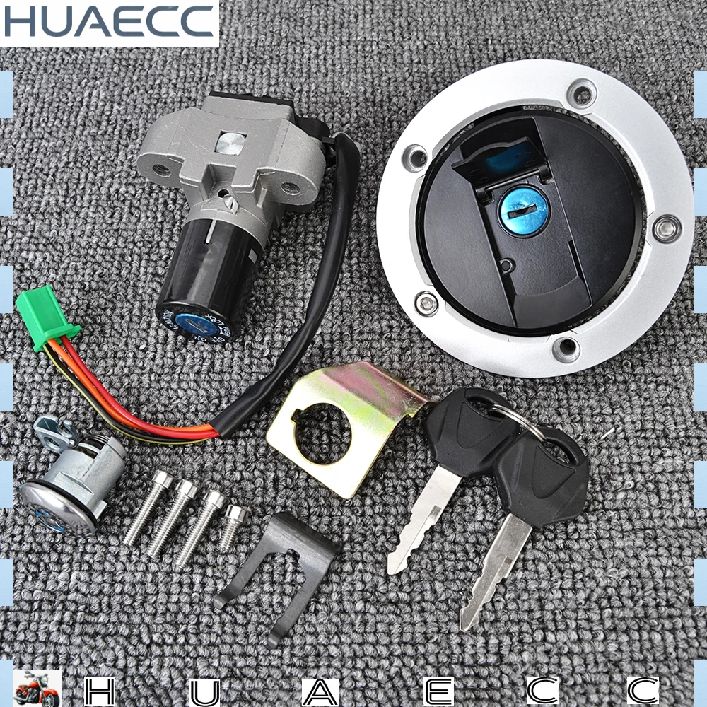  For Suzuki GSXR250 2013-2017 GW250 Inazuma 2014-2017 37101-48860 Fuel Gas Cap Ignition Switch Seat Lock with Key Kit
