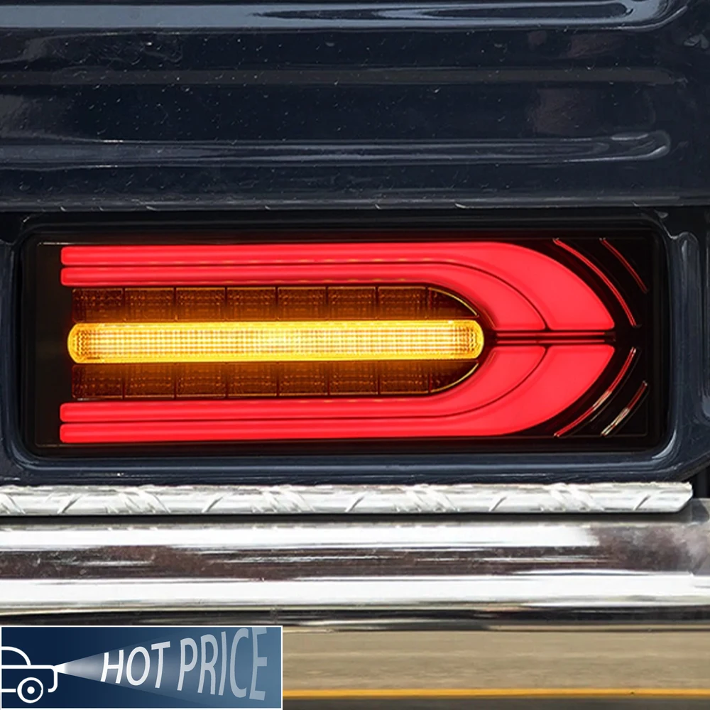 لتويوتا لاند كروزر LC79 1993-2023 مجموعة المصابيح الخلفية للسيارة ترقية LED المصد الخلفي الضوء الخلفي التوصيل والتشغيل أدوات الملحقات #1