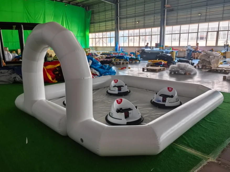 Inflatable Bumper Cars Race Track Arena for Children's Kart Events Outdoor Ride Amusement Equipment Juegos Inflables Bumper Cars