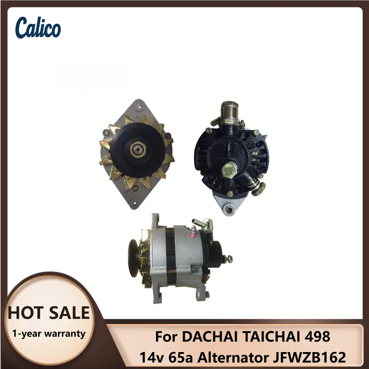 

High Cost-effective Suitable for DACHAI TAICHAI 498 14v 65a Alternator JFWZB162