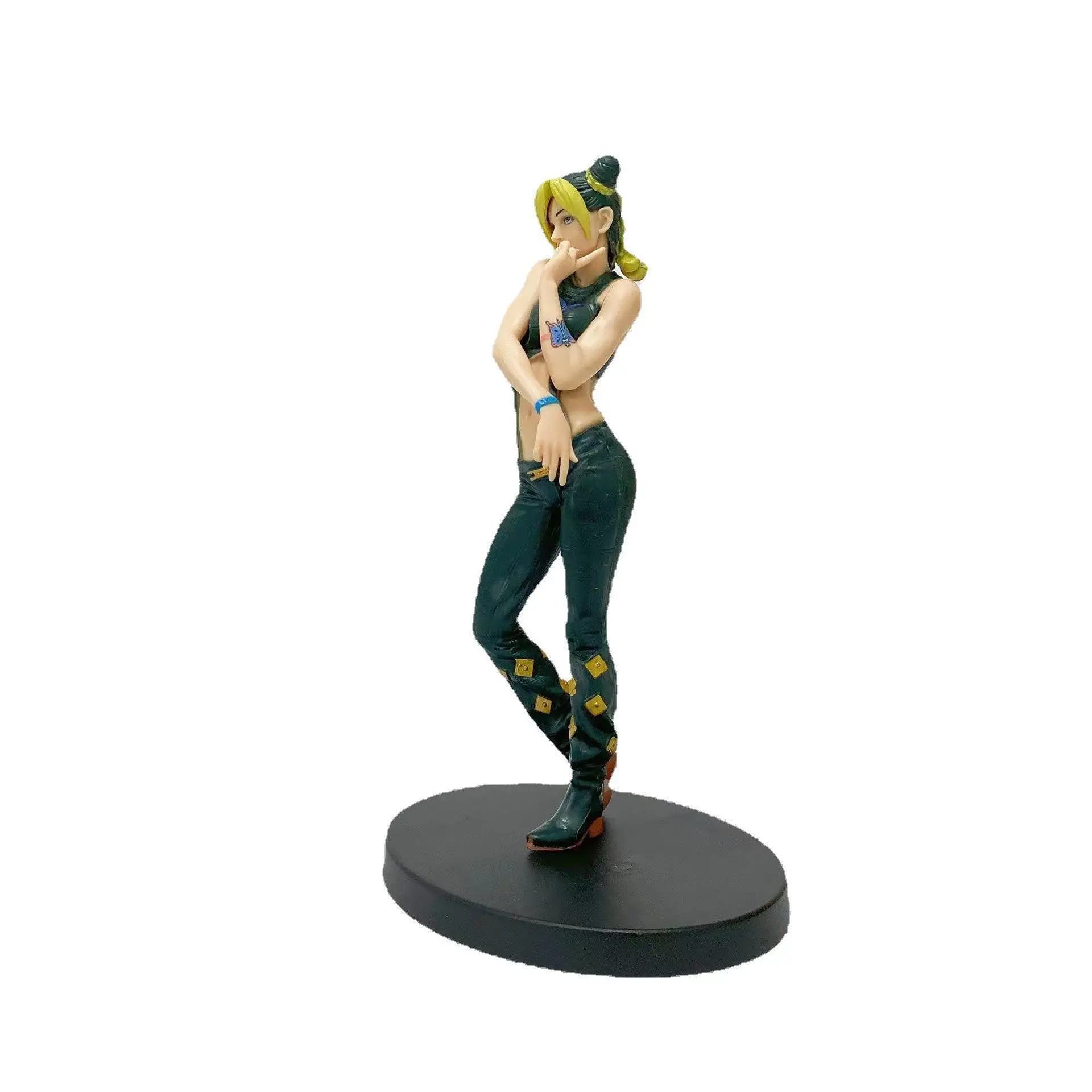 JoJo\'s Bizarre Adventure Stone Ocean figura de Anime Jolyne Cujoh figura de acción modelo de PVC estatua colección muñeca juguetes regalo, 17cm