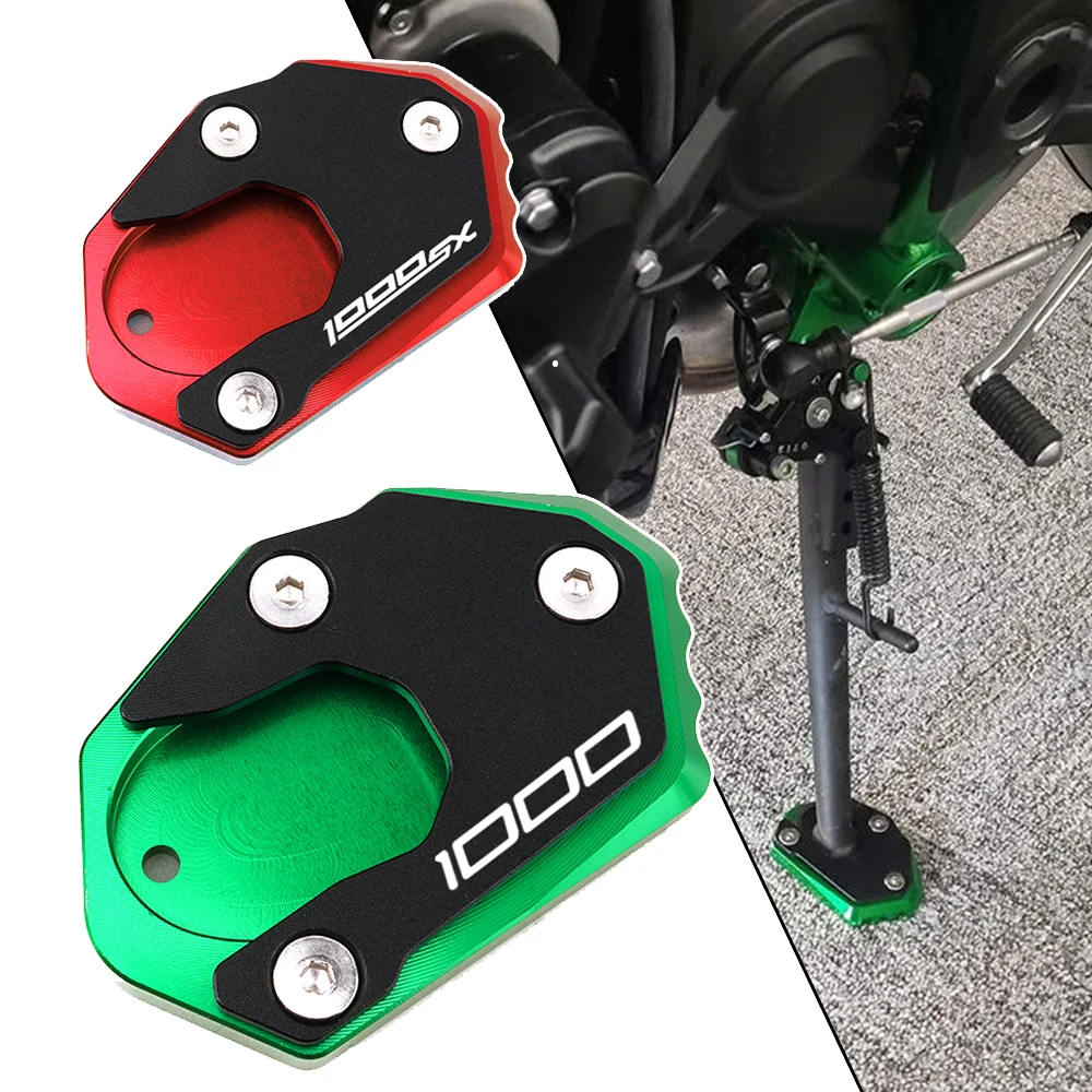New For Kawasaki Z1000 Z1000R Z1000SX Z1000 R SX Z 1000R 1000SX ZX-6R ZX-10R 2017-2026 CNC Motorcycle Kickstand Extension Pad