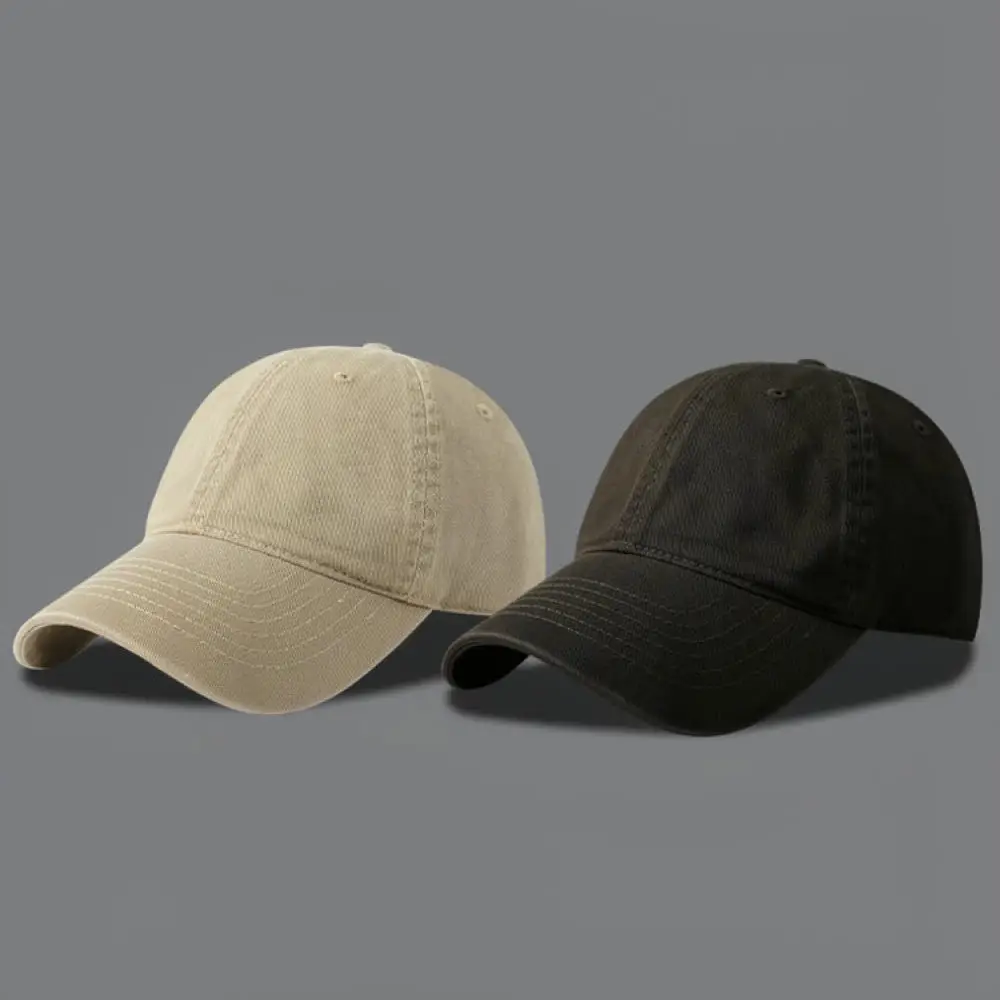 Casual Sport Baseball Cap Unisex Cotton Soft Crown Adjustable Sunshade Curved Brim Minimalist Fashion Street Style Headwear view 3