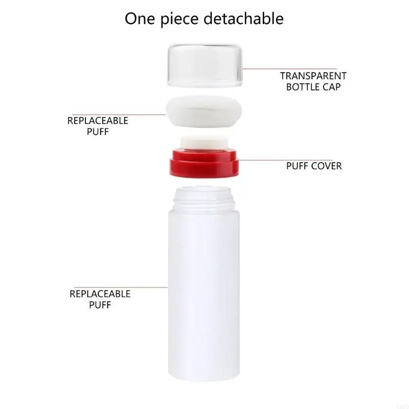 y88d حديثي الولادة طفل مسحوق زجاجة نفخة الحامل مربع الحافظة لرعاية الجسم السري