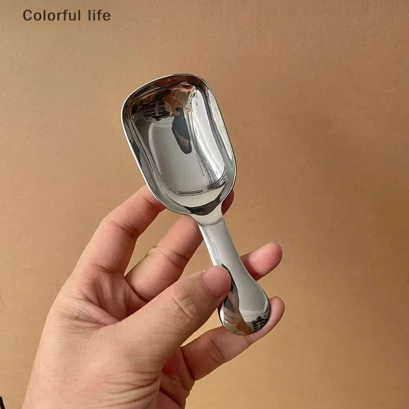 

Круглая ложка из нержавеющей стали, сетка, красный, золотой ужин, длинная ручка, десертные ложки для перемешивания, кухонные аксессуары, гаджеты