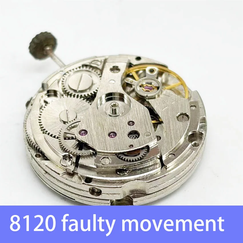1pcs Watch Accessories 8120 No Functional Faulty Movement Beginner Practice Repairman Disassembles Researches Old Movements