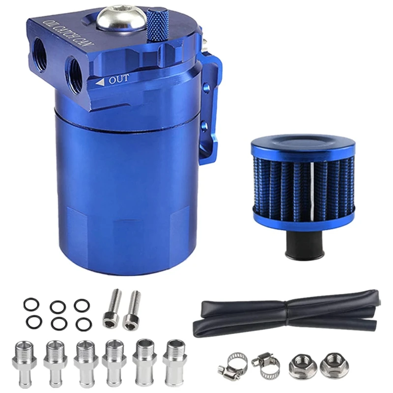 

Car Universal 300ML Oil Breathable Can Engine Air Separator With Vent Hole Engine Air Oil Separator