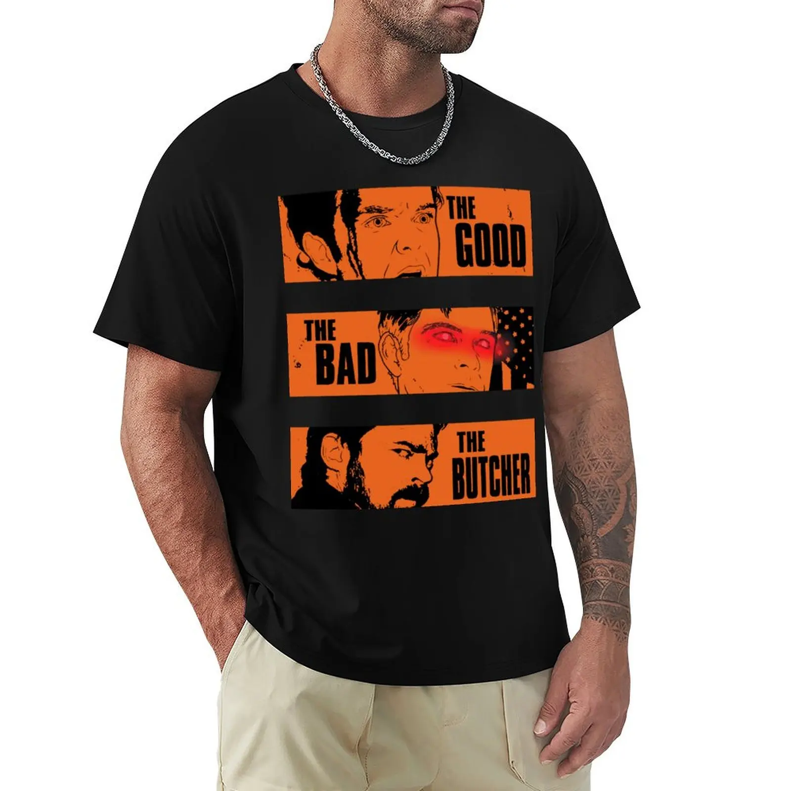 The Boys The Good, The Bad, Butcher Essential T-Shirt Cool Feeling Summer Tee Shirt