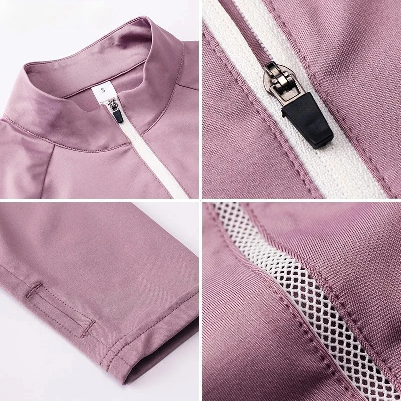 Aiithuug Quarter-Zip Pullover Slim Fit Athletic Yoga Tops Workout Running Shirts with Thumbholes Women's Long Sleeve Workout Top