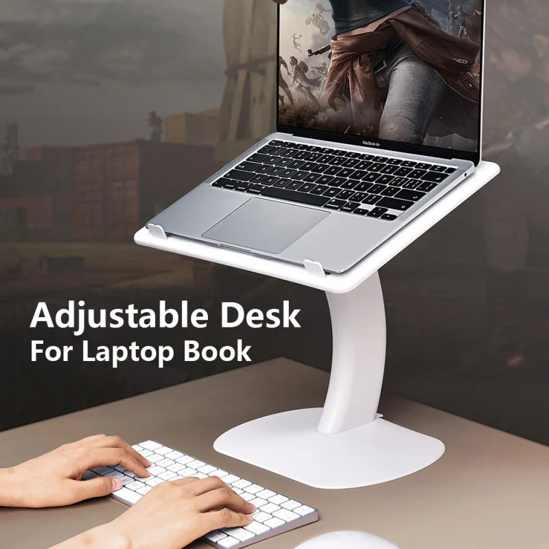 Portable Laptop Stand Desk Laptop Table Book Notebook Folding Bed Table Multi Function Learning Reading Heightening Bracket