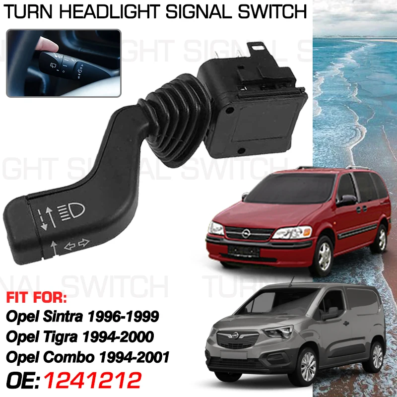 1241212 For Vauxhall Opel Sintra 1996-1999 Chevrolet Opel Tigra 1994-2000 Holden Opel Combo 1994-2001 Car Headlight Stalk Switch