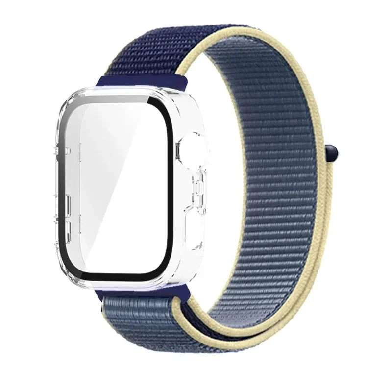 Correa de nailon + funda de PC para Huawei Watch Fit 4 4 Pro carcasa protectora anticaída pulsera transpirable Huawei Watch Fit 3 4 Correa