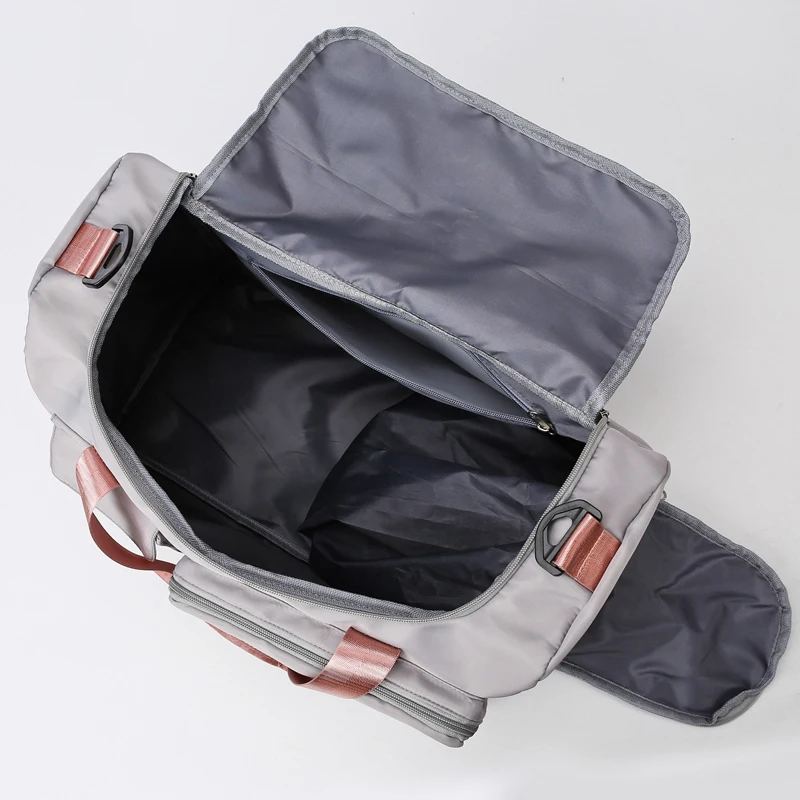 Sacs de voyage pliants imperméables pour femmes, sac de sport de loisirs, sac fourre-tout pour femmes, sac à bandoulière initié au fitness, sac à bagages