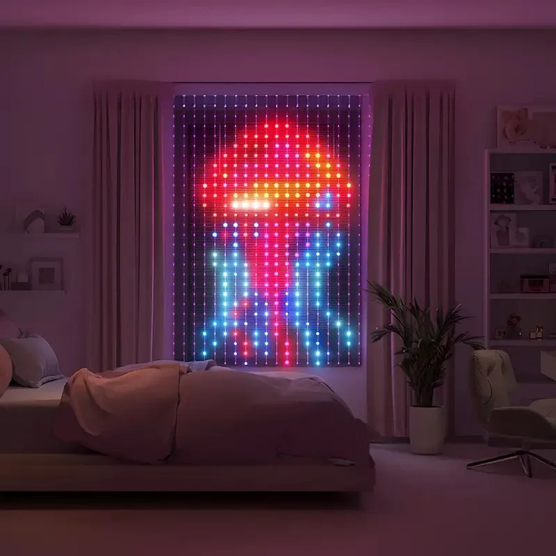 400LED インテリジェントカーテンライト米国プラグ電源簡単なインストール屋内および屋外の装飾照明 DIYparadigm