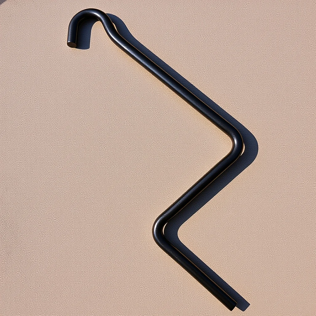 

Heavy Duty Jack Handle Replacement with Straight Hook Rod Scissor Style Crank for Tire Lifting Tools Jack Accessories