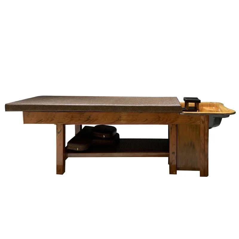 

Head therapy shampoo bed multifunctional integrated physical therapy full lying thai massage pedicure fumigation