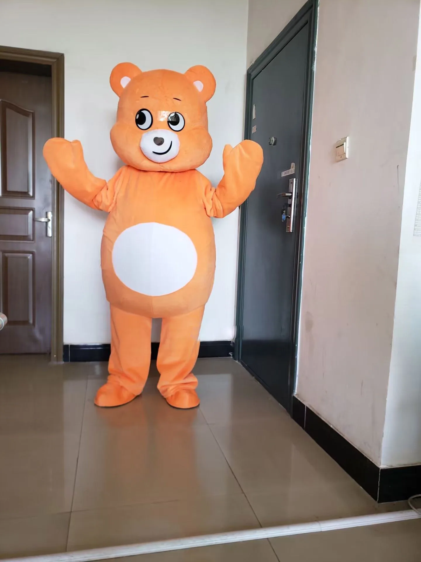 Schattige regenboog beer mascotte kostuum volwassen anime cartoon liefde beer cosplay kostuums carnaval feest verjaardag karakter halloween outfits