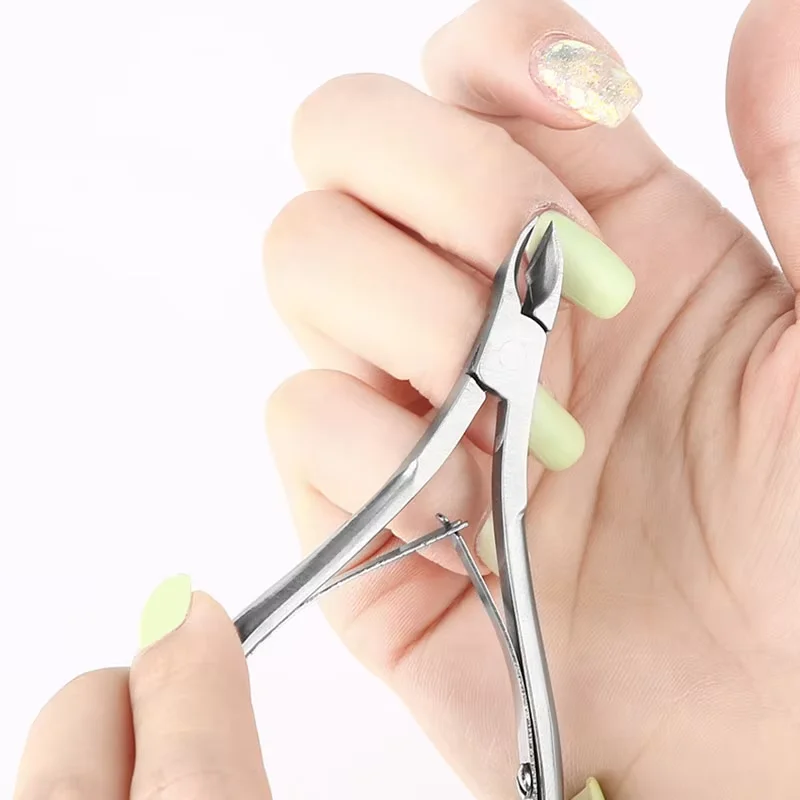 Nagelhautzange aus Edelstahl für Maniküre und Pediküre – Nageltrimmer und abgestorbene Hautentferner – Detail 8