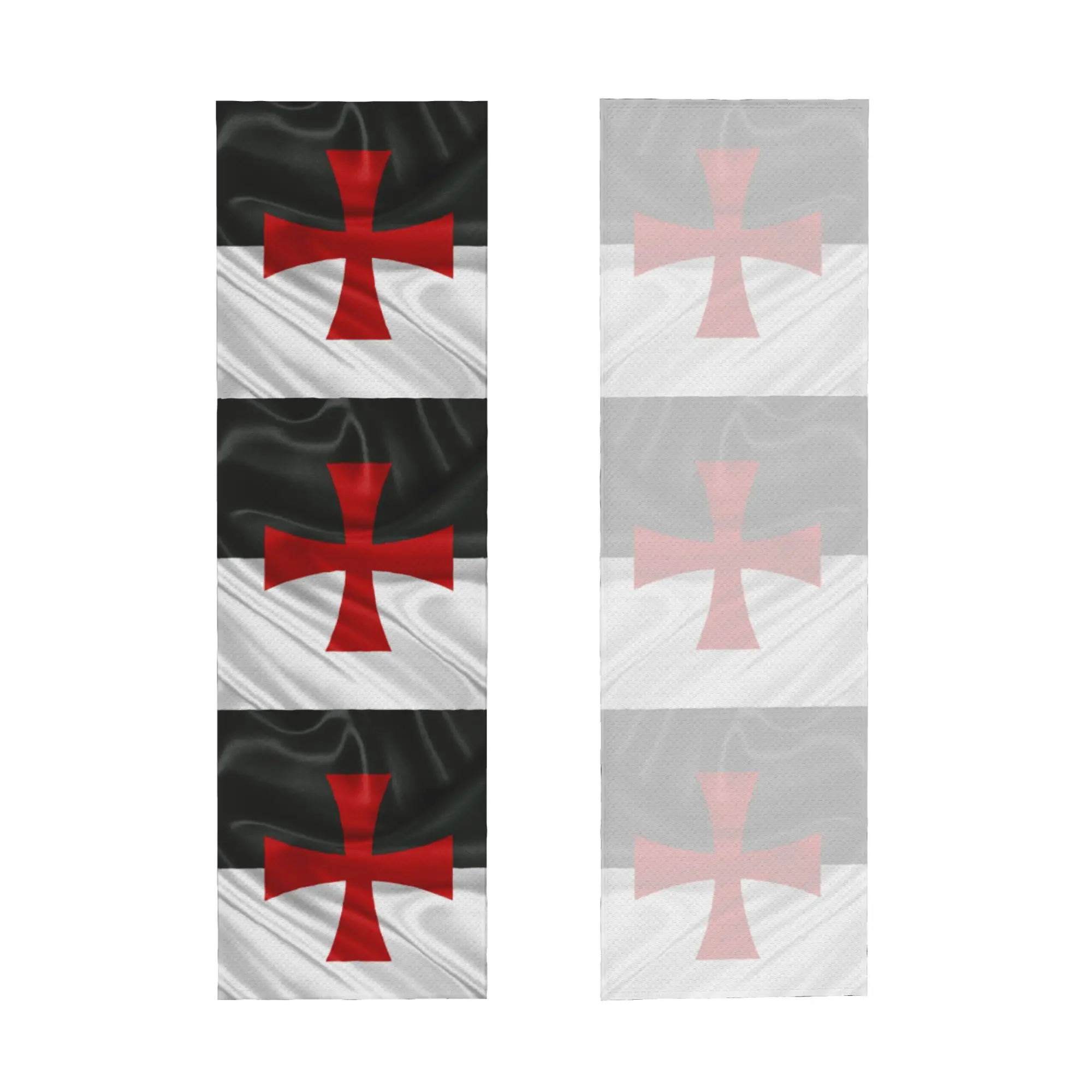 Flag of Knights Templar Towel Quick Dry Medieval Crusades Cross Super Soft  Running Towels