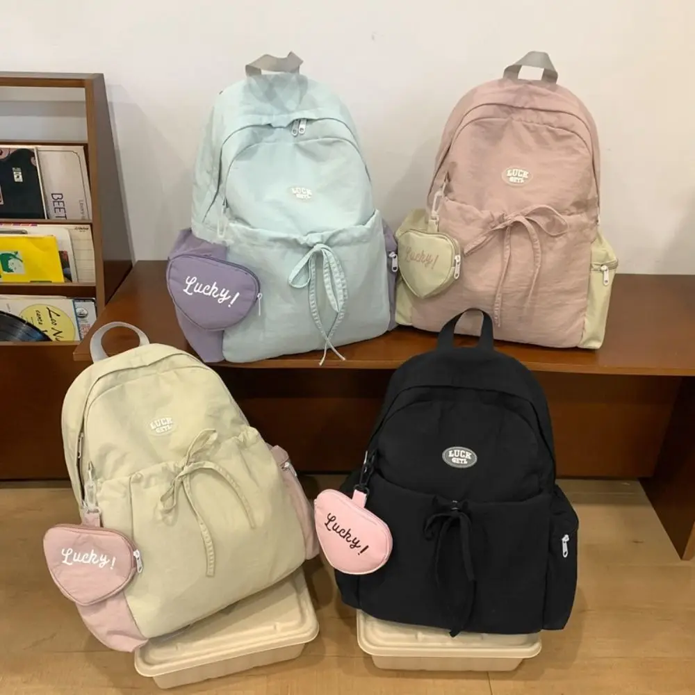 

Comfortable Waterproof School Backpack Nylon Large Capacity School Bags Lightweight Tote School Bag School Office