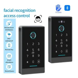 Ip67 Waterdichte Toegangscontrole Ttlock App Controle Gezichtsherkenning Apparaat-Met Vingerafdruklezer Voor Deurslot