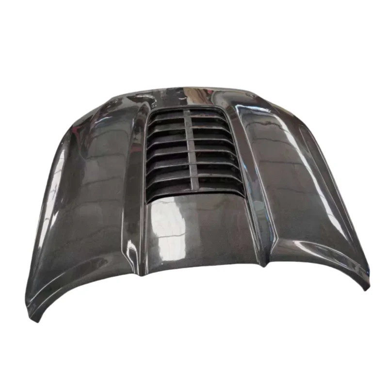 

High Quality Vented Design Carbon Fiber Hood for Mustang 2024+ Perfect Fitment