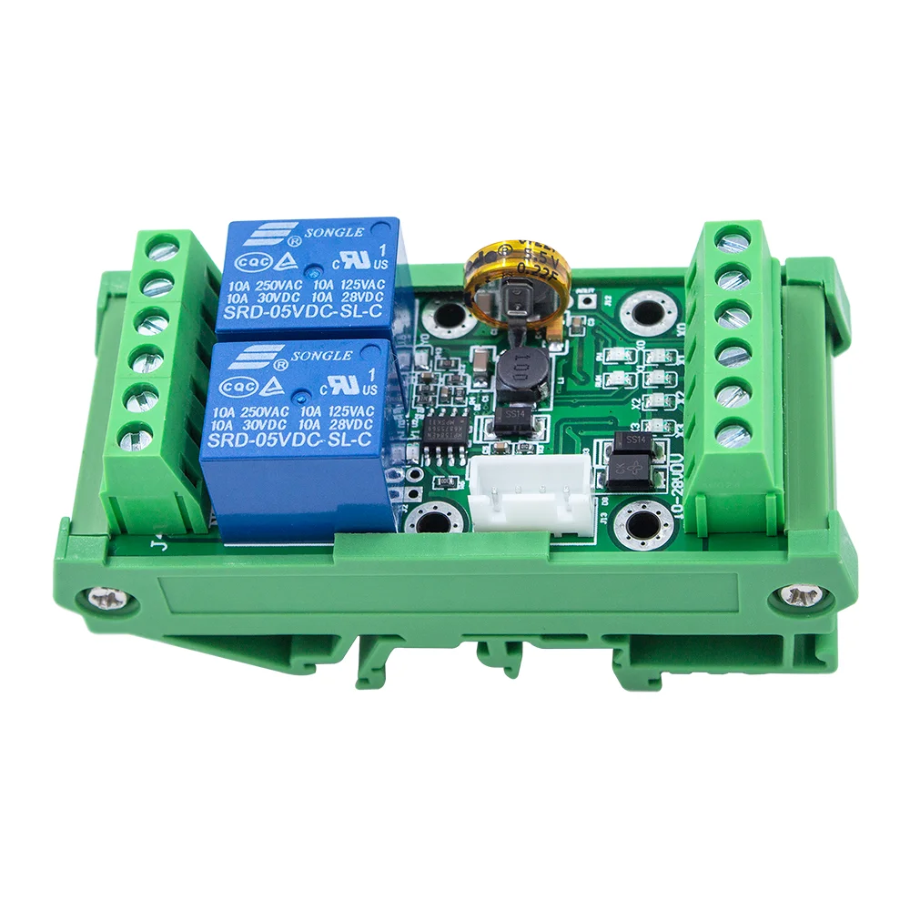 Imagem -02 - Controlador de Potência Programável do Módulo do Atraso do Relé do Controlador da Lógica do Plc do Apoio Dc12v 24 da Escala de Potência de Fx1n06mr 1028v com Base