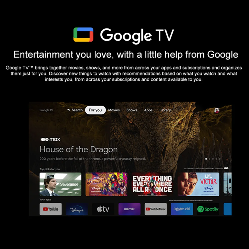 DLUXURY GD2 Google المعتمد GTV TV Box 4K Bluetooth Remote S905Y4 AV1 2GB + 32GB Smart Android 12 Google TV Box