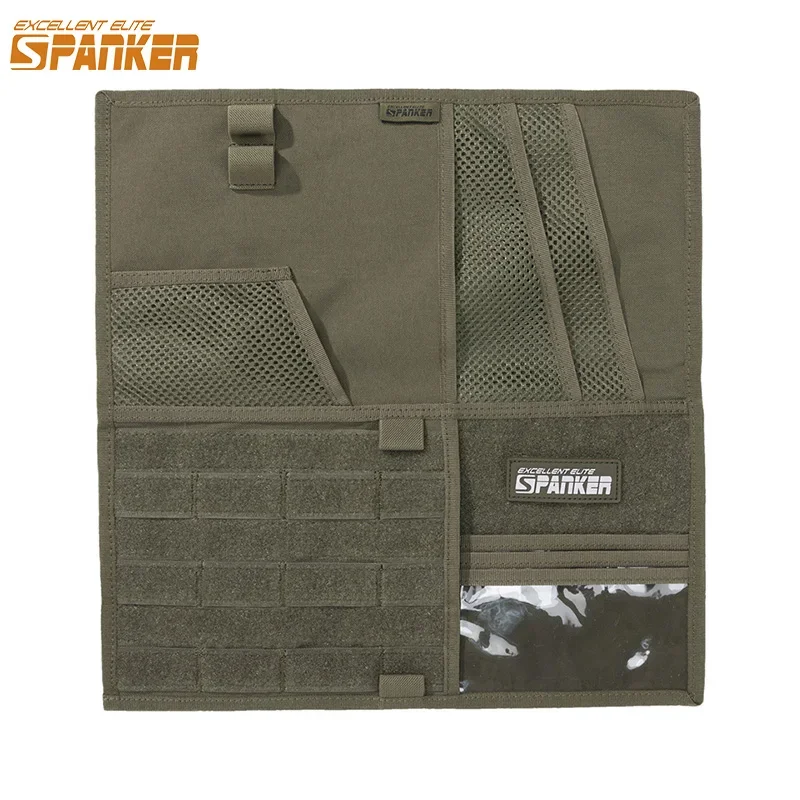 Tactical MOLLE Vehicle Sun Visor Organizer Panel Multi-pocket Storage Bag Truck Car Auto Accessories EDC Tool Pouch Holder