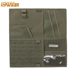 Panel organizador de visera táctica MOLLE para vehículo, bolsa de almacenamiento multibolsillo, accesorios para coche, camión, herramienta EDC